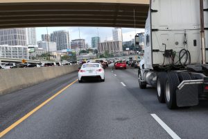 Traffic building up in Atlanta GA